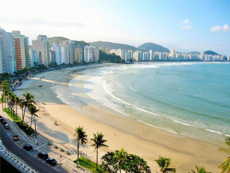 Ap Confortavel - Praia Das Asturias - Beach Host Guarujá Extérieur photo