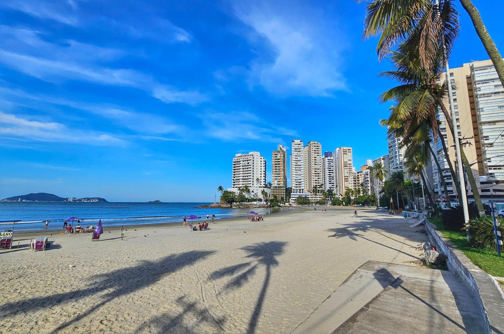 Ap Confortavel - Praia Das Asturias - Beach Host Guarujá Extérieur photo